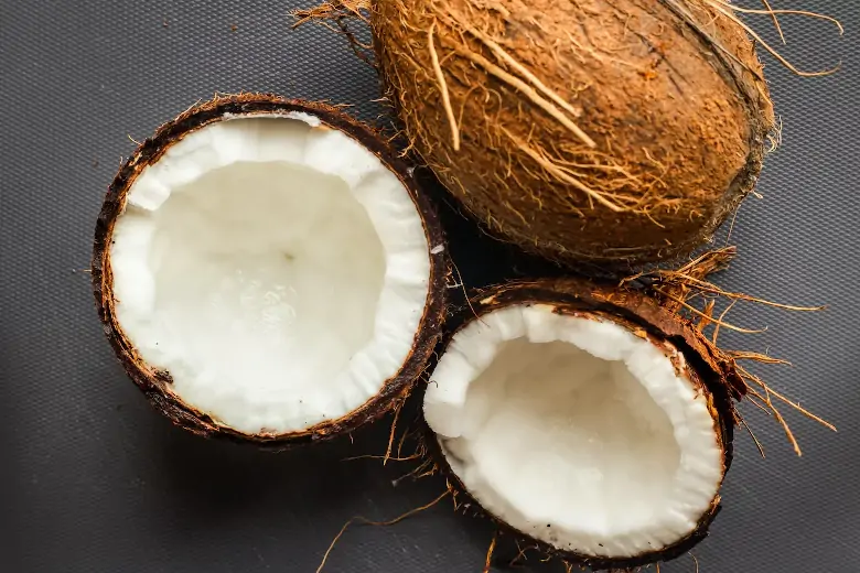 Coconut With Fibrous Husk