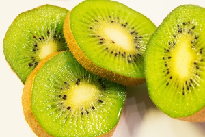 Kiwi Fruit With Small, Indigestible Seeds