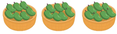 baskets of mangoes