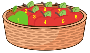 fruti basket counted