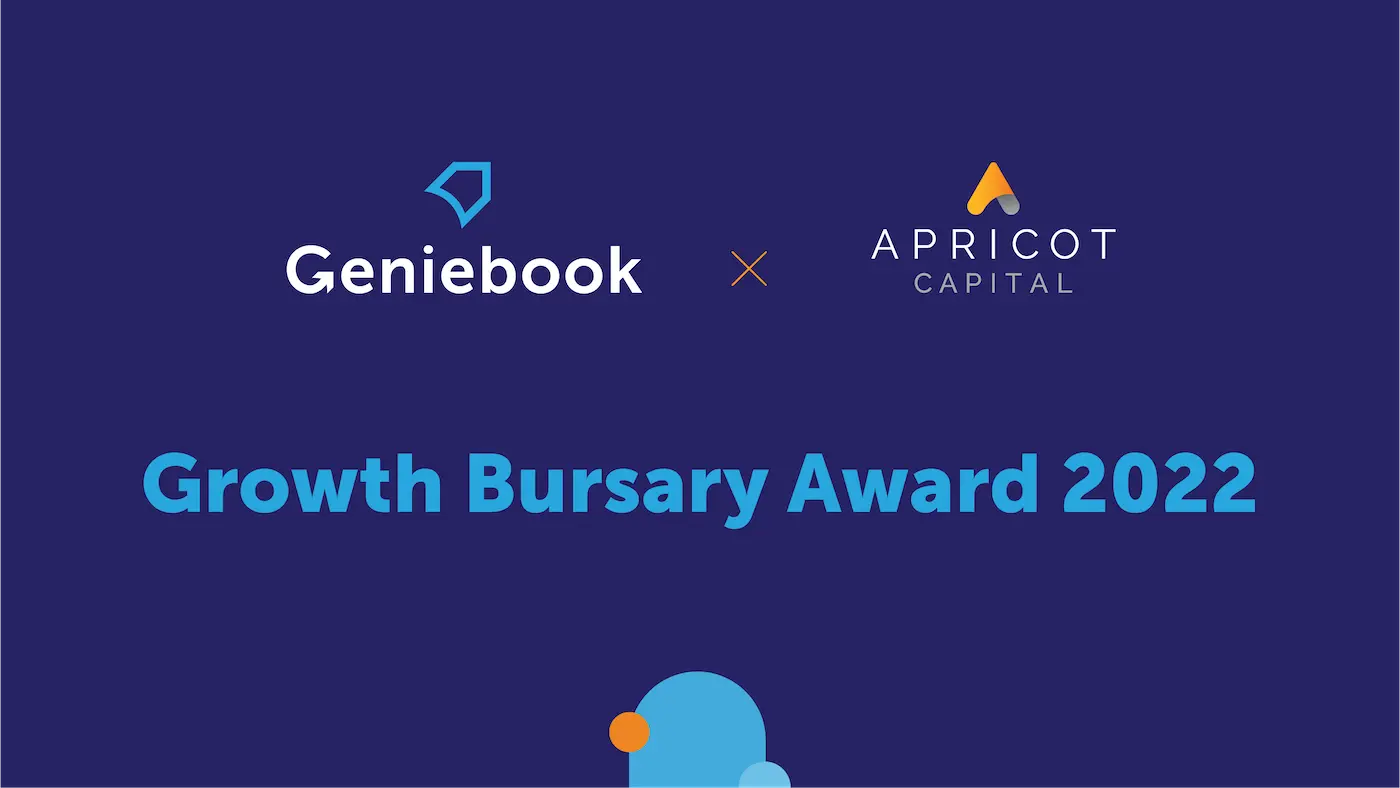 Geniebook collaborates with Apricot Capital to create the Growth Bursary Award