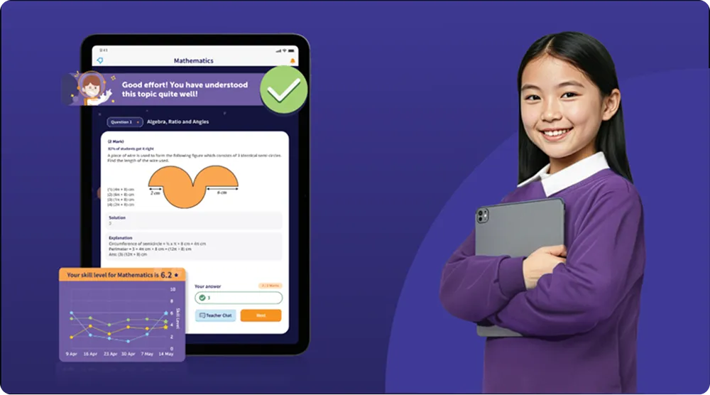 AI-personalised worksheets