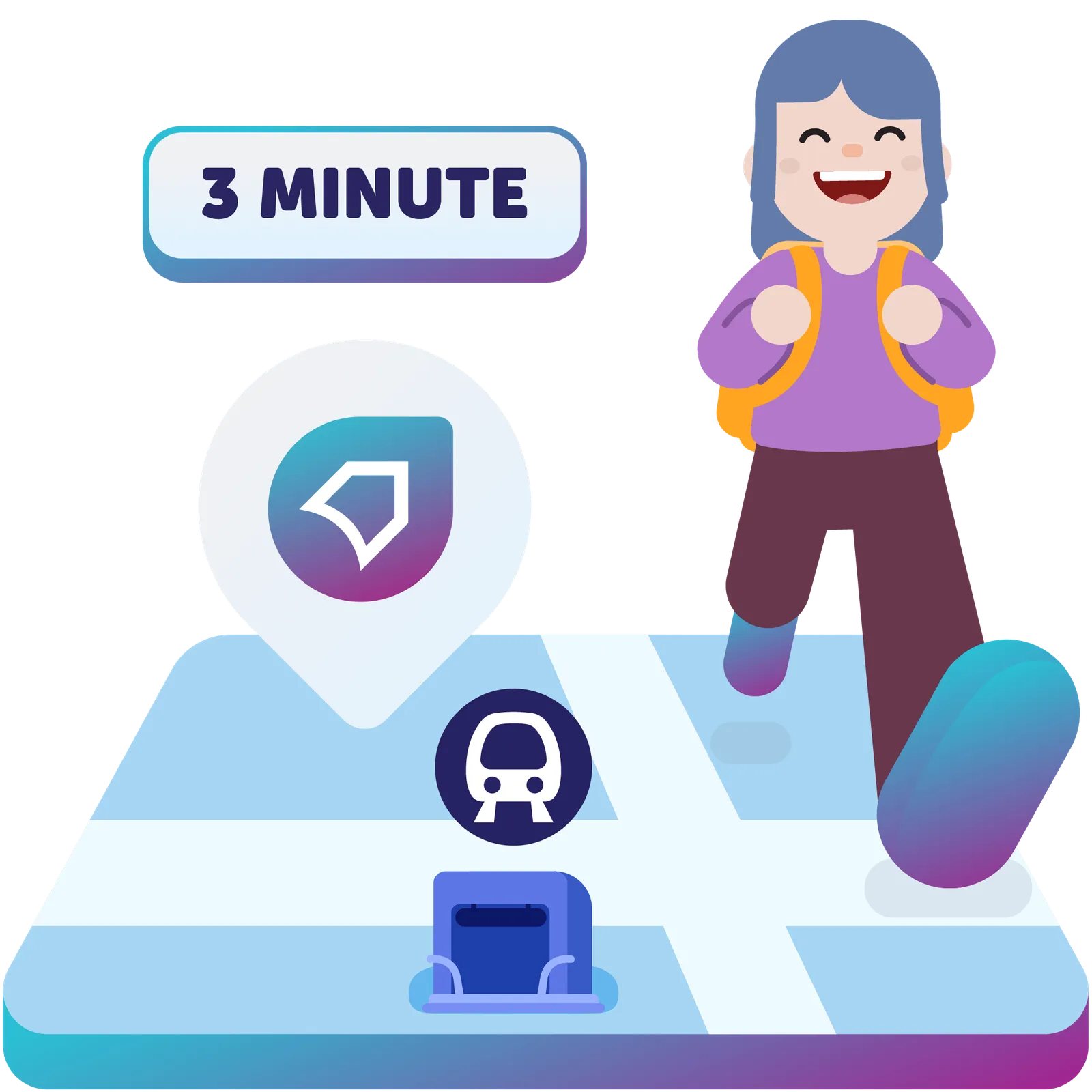 Easy access via shuttle bus