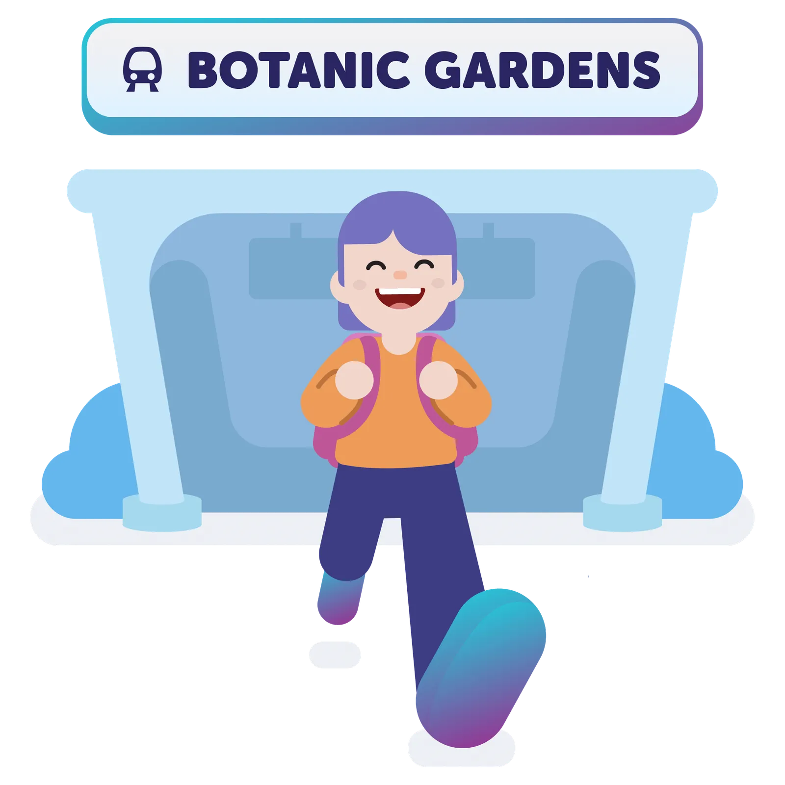 Easy access via shuttle bus