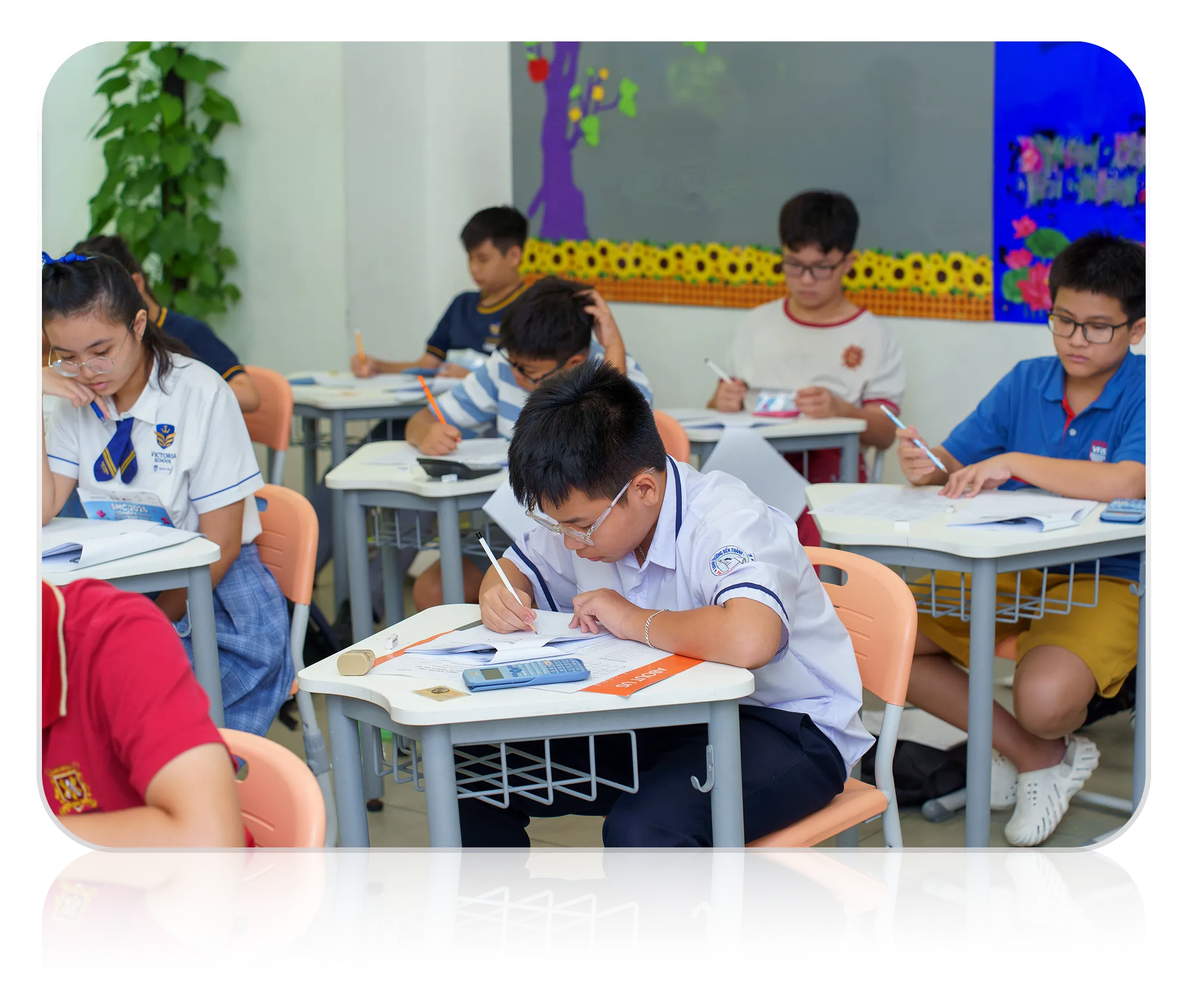 Mock exams classroom